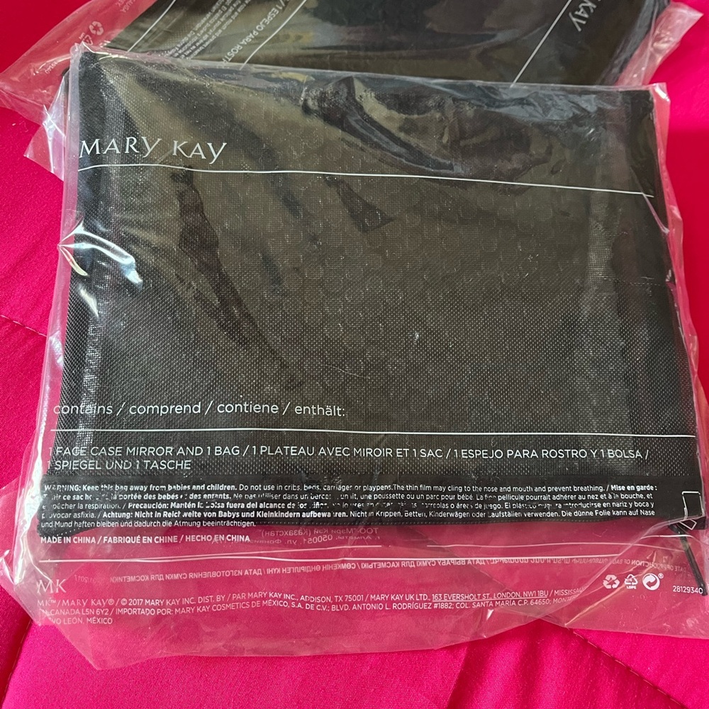 Mary Kay Black Makeup Bag